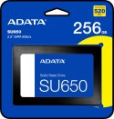 Dysk SSD Adata Ultimate SU650 256GB M.2 TLC 3D 2280 SATA