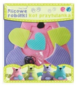 Robótki filcowe: Kot przytulanka - Mela