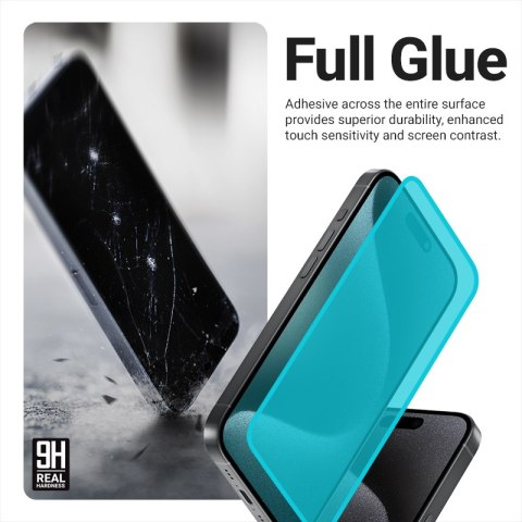 Crong 3D Armour Glass - Szkło hartowane iPhone 17 Pro Max + ramka instalacyjna