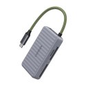 Czytnik kart USB-C Ugreen CM868, 2xSD 1xTF 170MB/s (szary)
