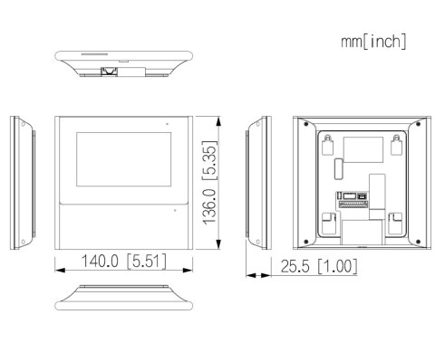 PANEL WEWNĘTRZNY VTH2612L-W Wi-Fi / IP DAHUA