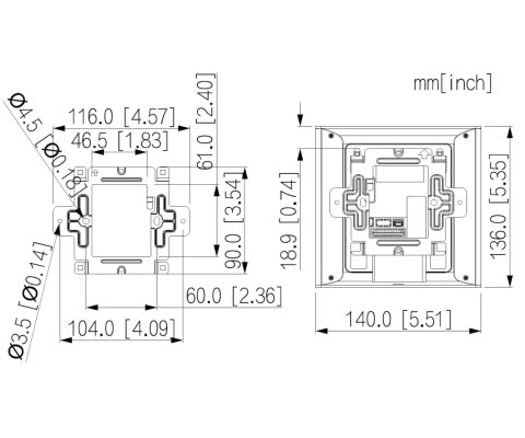 PANEL WEWNĘTRZNY VTH2612L-W Wi-Fi / IP DAHUA