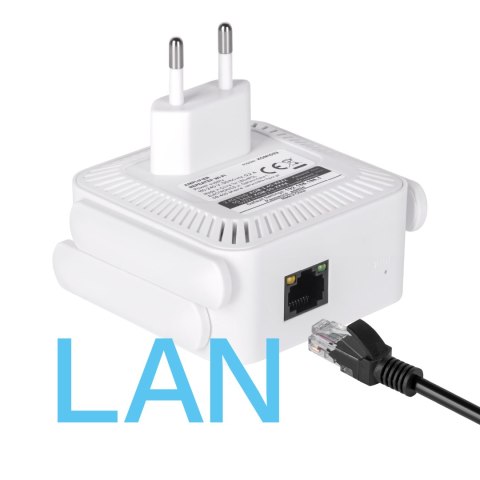 Repeater - wzmacniacz sieci bezprzewodowej 2.4+5 GHz Rebel