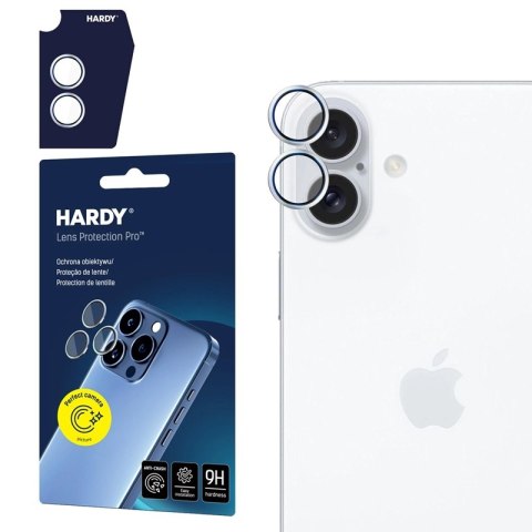 3mk HARDY Lens Protection Pro - Szkło na obiektyw aparatu iPhone 17 (Silver)