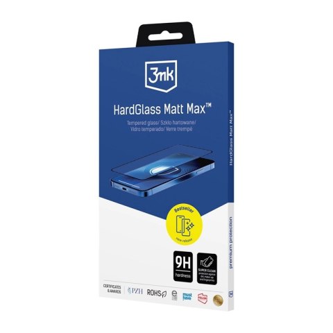3mk HardGlass Matt Max - Matowe szkło hartowane do iPhone 17 Pro