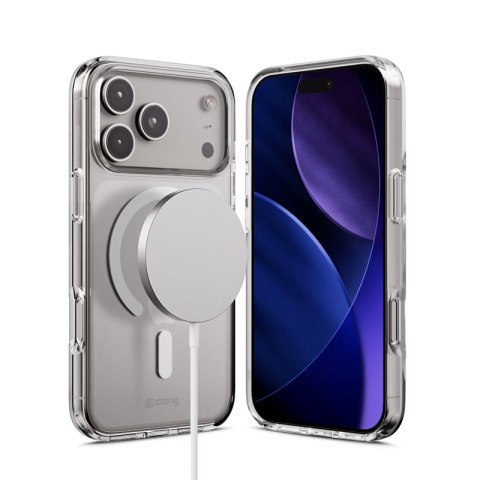 Crong Clear MAG Cover - Etui MagSafe iPhone 17 Pro (przezroczysty)