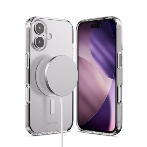 Crong Clear MAG Cover - Etui MagSafe iPhone 17 (przezroczysty)