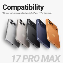 Crong Hybrid Frost MAG Cover - Etui MagSafe iPhone 17 Pro Max (czarny)
