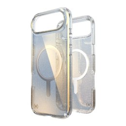 Speck Presidio Lux MagSafe - Etui iPhone Air (Hyper Mirror Glitter / Silver Metallic)