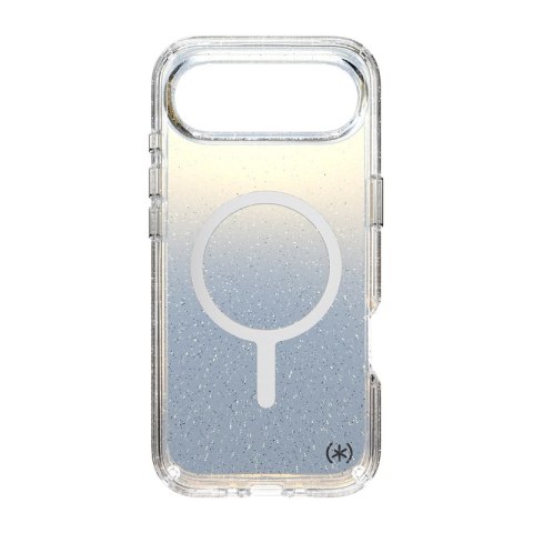 Speck Presidio Lux MagSafe - Etui iPhone Air (Hyper Mirror Glitter / Silver Metallic)