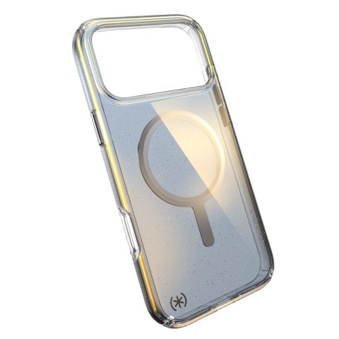 Speck Presidio Lux MagSafe - Etui iPhone 17 Pro Max (Hyper Mirror Glitter / Silver Metallic)