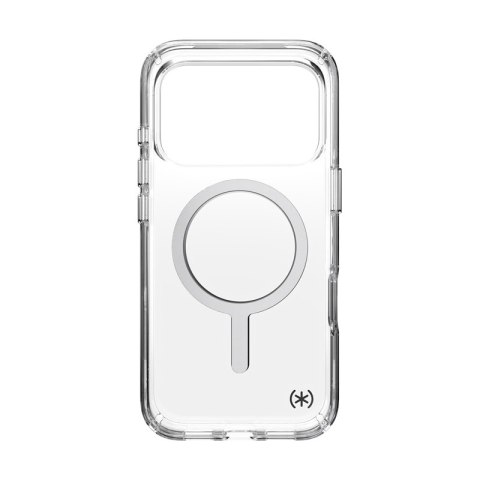 Speck Presidio Perfect Clear MagSafe - Etui iPhone 17 Pro (Clear / Silver)