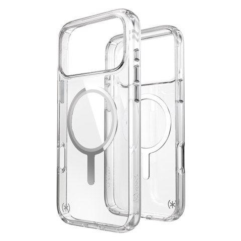Speck Presidio Perfect Clear MagSafe - Etui iPhone 17 Pro Max (Clear / Silver)