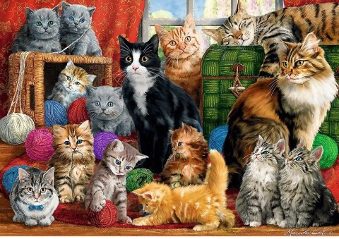 Trefl: Puzzle 1000el. - Interlitho: Kocie spotkanie