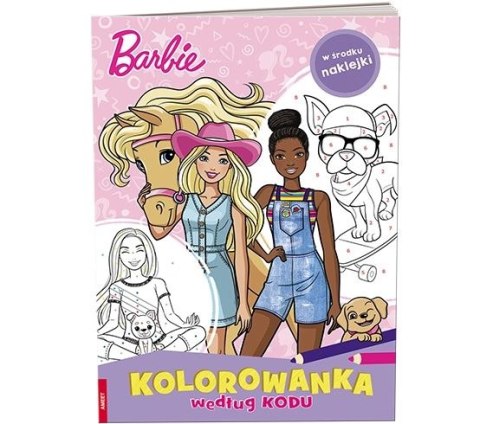 Ameet: BARBIE - Kolorowanka Według Kodu