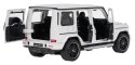 Autko Metalowe 1/32 Mercedes-Benz AMG G63 z Dźwiękiem Białe RASTAR