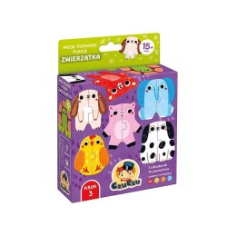 CzuCzu: Moje pierwsze puzzle - Zwierzątka 15 mis.+