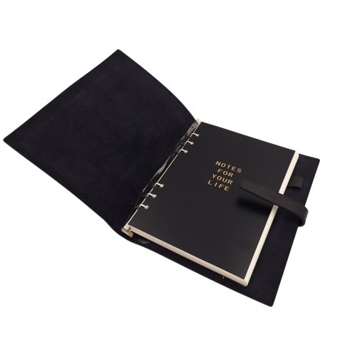 Elegancki Notes Skórzany A5 Vintage Retro z Zamknięciem - Pamiętnik Dziennik - EE4