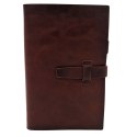 Elegancki Notes Skórzany A6 Retro Vintage z Zamknięciem - Pamiętnik - EE3
