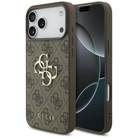 Guess 4G Big Logo - Etui iPhone 17 Pro Max (brązowy)