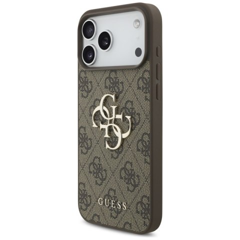 Guess 4G Big Logo - Etui iPhone 17 Pro Max (brązowy)
