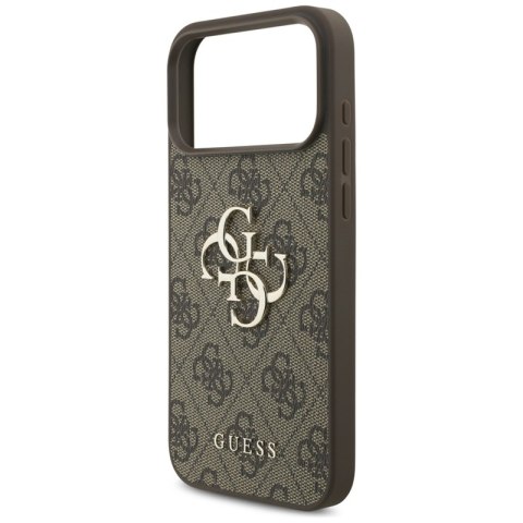 Guess 4G Big Logo - Etui iPhone 17 Pro Max (brązowy)