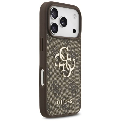 Guess 4G Big Logo - Etui iPhone 17 Pro (brązowy)