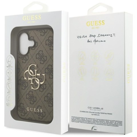 Guess 4G Big Logo - Etui iPhone 17 (brązowy)