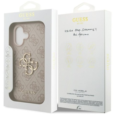 Guess 4G Big Logo - Etui iPhone 17 (różowy)