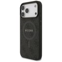 Guess 4G Ring Classic Logo MagSafe - Etui iPhone 17 Pro Max (czarny)