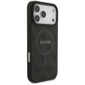 Guess 4G Ring Classic Logo MagSafe - Etui iPhone 17 Pro Max (czarny)