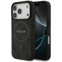 Guess 4G Ring Classic Logo MagSafe - Etui iPhone 17 Pro (czarny)