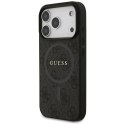 Guess 4G Ring Classic Logo MagSafe - Etui iPhone 17 Pro (czarny)