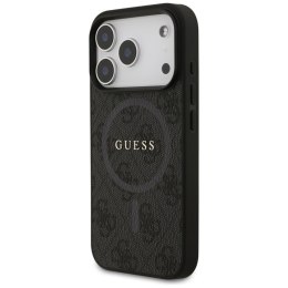 Guess 4G Ring Classic Logo MagSafe - Etui iPhone 17 Pro (czarny)