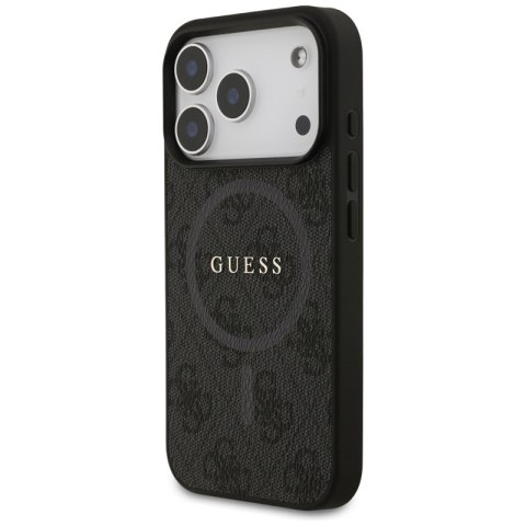 Guess 4G Ring Classic Logo MagSafe - Etui iPhone 17 Pro (czarny)