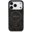 Guess 4G Ring Classic Logo MagSafe - Etui iPhone 17 Pro (czarny)