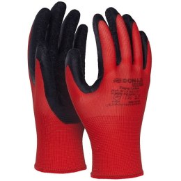 Rękawice Donau Safety Super Latex rozm.10 czerwone
