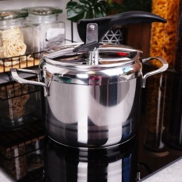 Szybkowar na Gaz Indukcje Stalowy Ciśnieniowy Solidny Trwały ORION 3,5 l