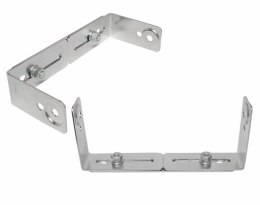 Uchwyt radia CB regulowany srebrny