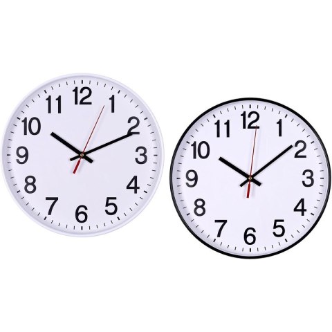 Zegar ścienny Office Products 34cm czarny