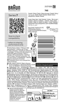 Braun Series 7 74 S Głowica goląca