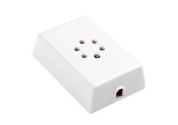 Gniazdo telefoniczne Belgijski naścienne białe