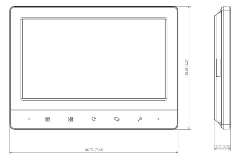 PANEL WEWNĘTRZNY VTH1020J-T DAHUA