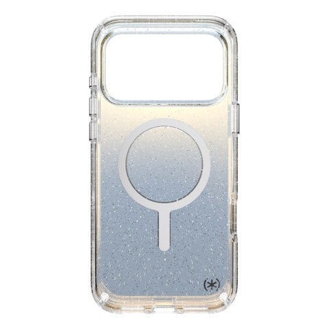 Speck Presidio Lux MagSafe - Etui iPhone 17 Pro Max (Hyper Mirror Glitter / Silver Metallic)