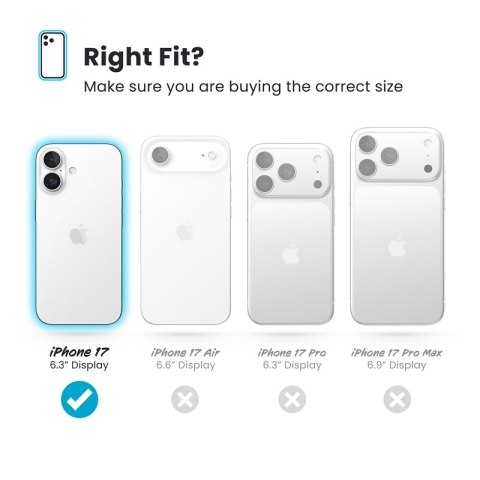 Speck Presidio Perfect Clear MagSafe - Etui iPhone 17 (Clear / Silver)