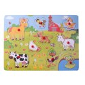 Układanka/ puzzle dla najmłodszych "Domowe zwierzęta"