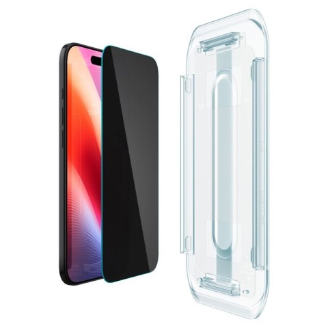 Spigen GLAS.TR EZ FIT Privacy 2-Pack - Szkło hartowane z filtrem prywatyzującym do iPhone Air (2 sztuki)
