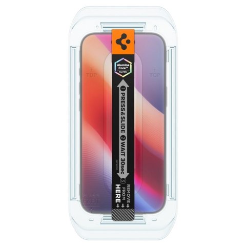 Spigen GLAS.TR EZ FIT Privacy 2-Pack - Szkło hartowane z filtrem prywatyzującym do iPhone Air (2 sztuki)