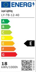 Tuba LED Loyal Lighting 120cm 4K 1900lm 18W