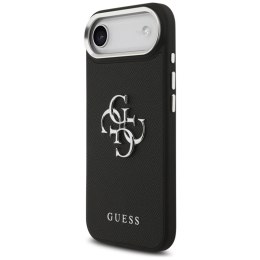 Guess Grained Big 4G Classic Logo - Etui iPhone Air (czarny)
